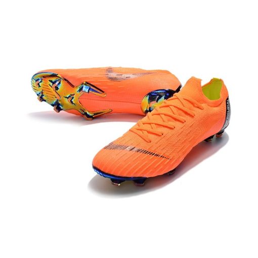 Nike Mercurial Vapor 12 Elite FG - Oranje Zwart_6.jpg